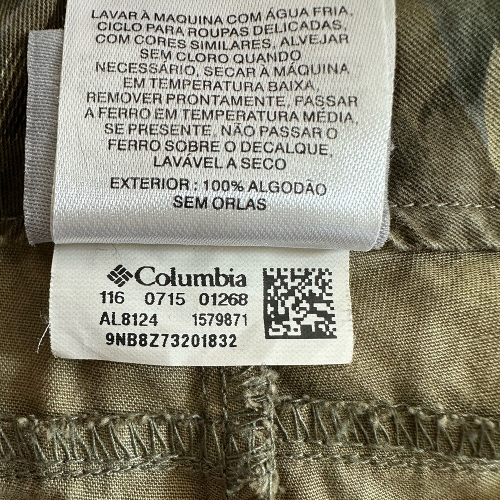 Columbia Kenzie Cove Cypress Camo Leaf Shorts - Women’s 12 - Picture 9 of 9